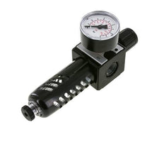 Filtro-regulador G3/8'' 1600l/min 0.2-6.0bar/3-87psi Jaula protectora semiautomática de policarbonato Multifix 1