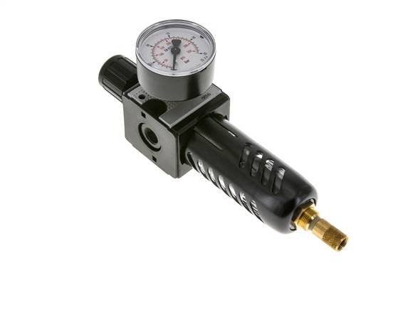 Filtro regulador G1/4'' 1600l/min 0,5-16,0bar/7-232psi Jaula de protección Multifix 1