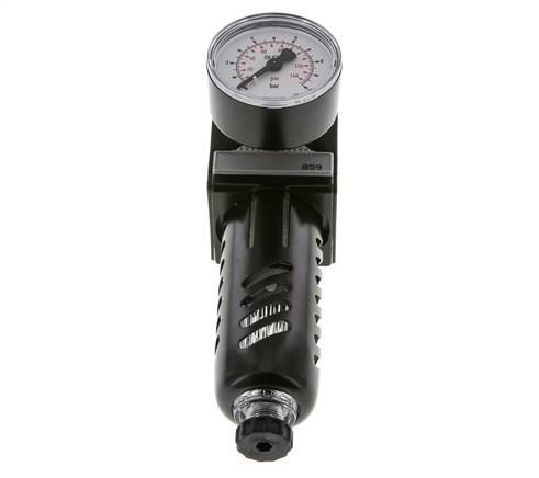 Filtro regulador G1/4'' 1600l/min 0,2-6,0bar/3-87psi Jaula de protección Multifix 1