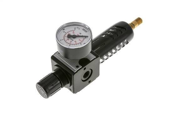 Filtro regulador G1/4'' 1600l/min 0,5-16,0bar/7-232psi Jaula de protección Multifix 1