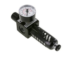 Filtro-regulador G3/8'' 1600l/min 0.2-6.0bar/3-87psi Jaula protectora semiautomática de policarbonato Multifix 1