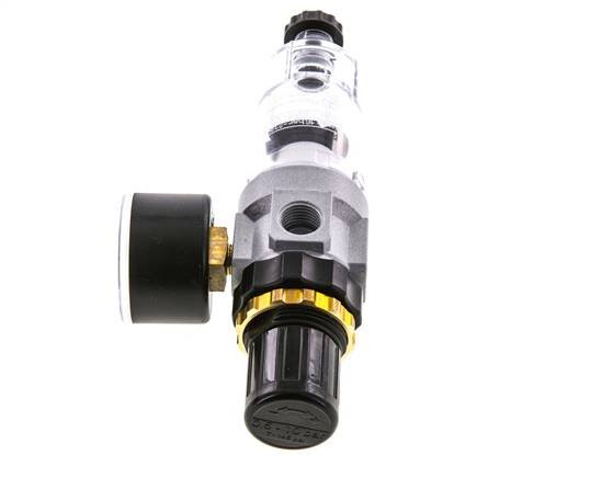 Filtro-regulador G1/4'' 350l/min 0,5-3,0bar/7-44psi Estándar 0