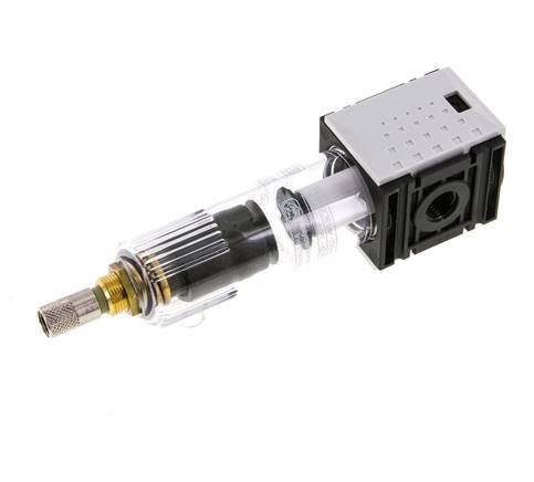 Filtro 5micrones G1/4'' 1000l/min Auto (Cerrado sin presión) Policarbonato Futura 0