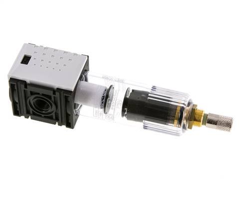 Filtro 5micrones G1/4'' 1000l/min Auto (Cerrado sin presión) Policarbonato Futura 0