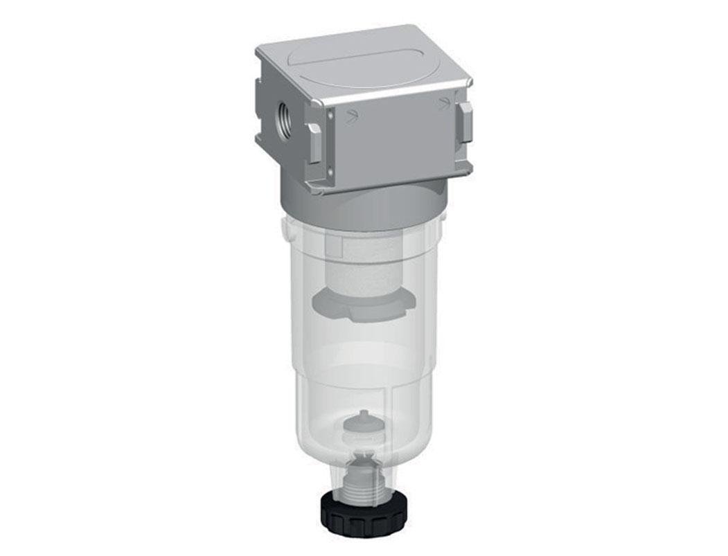 Filtro 5micrones G1/8'' 1000l/min Jaula de Protección Semiautomática de Policarbonato Multifix 0