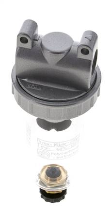 Filtro 5micrones G3/8'' 800l/min Semi-Auto Policarbonato Estándar 1