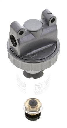 Filtro 5micrones G1/4'' 800l/min Semi-Auto Policarbonato Estándar 1