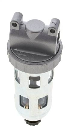 Filtro 5micrones G1/4'' 800l/min Jaula de Protección Semiautomática de Policarbonato Estándar 1