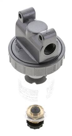 Filtro 5micrones G1/4'' 800l/min Semi-Auto Policarbonato Estándar 1