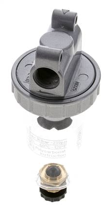 Filtro 5micrones G3/8'' 800l/min Semi-Auto Policarbonato Estándar 1