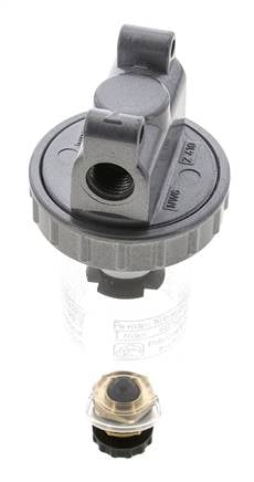 Filtro 5micrones G1/4'' 800l/min Semi-Auto Policarbonato Estándar 1