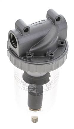 Filtro 5micrones G1/2'' 4000l/min Auto (Cerrado sin presión) Estándar de policarbonato 3