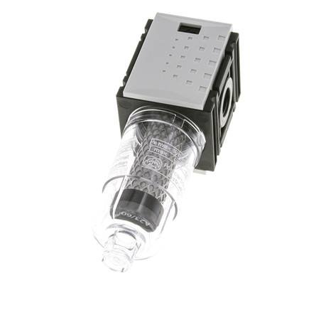 Filtro de carbón activado G1/4'' 470l/min sin drenaje Polycarbonate Futura 0