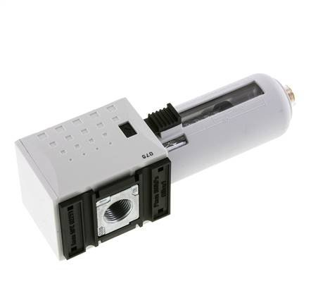 Filtro de carbón activado G3/8'' 470l/min sin drenaje Polycarbonate Futura 1