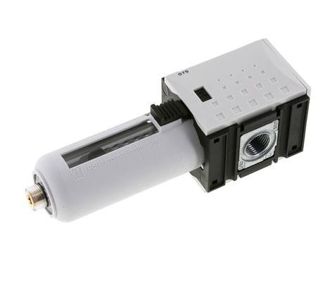 Filtro de carbón activado G3/8'' 470l/min sin drenaje Polycarbonate Futura 1