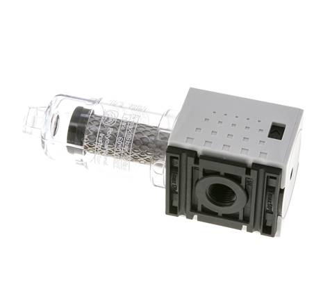 Filtro de carbón activado G1/4'' 470l/min sin drenaje Polycarbonate Futura 0