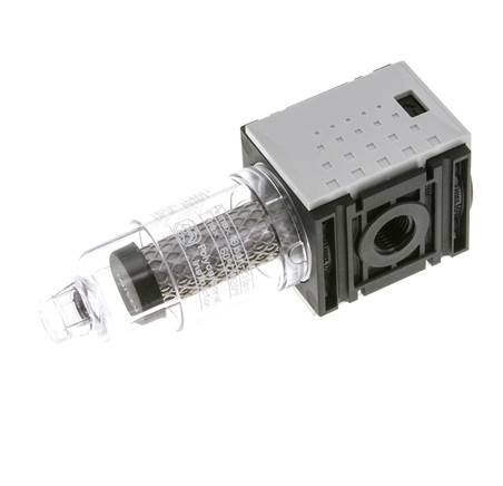 Filtro de carbón activado G1/4'' 470l/min sin drenaje Polycarbonate Futura 0