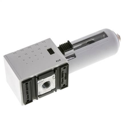 Filtro de carbón activado G1/4'' 470l/min sin drenaje Polycarbonate Futura 1