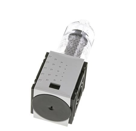 Filtro de carbón activado G1/4'' 470l/min sin drenaje Polycarbonate Futura 0