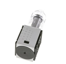 Filtro de carbón activado G1/4'' 470l/min sin drenaje Polycarbonate Futura 0