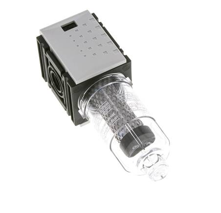 Filtro de carbón activado G1/4'' 470l/min sin drenaje Polycarbonate Futura 0