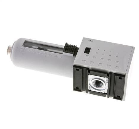 Filtro de carbón activado G1/4'' 470l/min sin drenaje Polycarbonate Futura 1