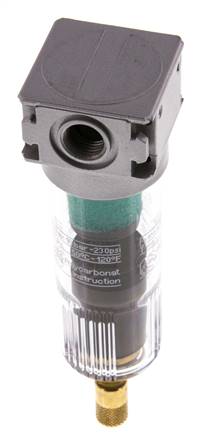 Microfiltro 0.01micrones G1/4'' 450l/min Auto Policarbonato Multifix 0