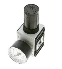 Regulador de Presión de Precisión para Ensamblaje de Colector G1/4''&3/8'' 2500l/min 0.1-1.0bar/1-14psi PA Futura 1