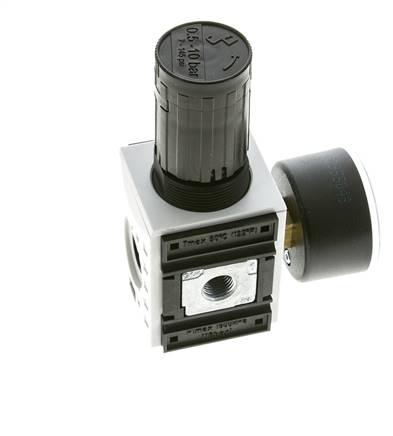 Regulador de Presión de Precisión para Ensamblaje de Colector G1/4''&3/8'' 2500l/min 0.1-1.0bar/1-14psi PA Futura 1