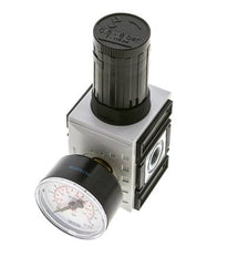 Regulador de presión de precisión para montaje de colector G1/4'' 2000l/min 0.5-8.0bar/7-116psi PA Futura 1