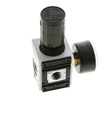 Regulador de presión de precisión para montaje de colector G1/4''&3/8'' 2500l/min 0.2-4.0bar/3-58psi PA Futura 1