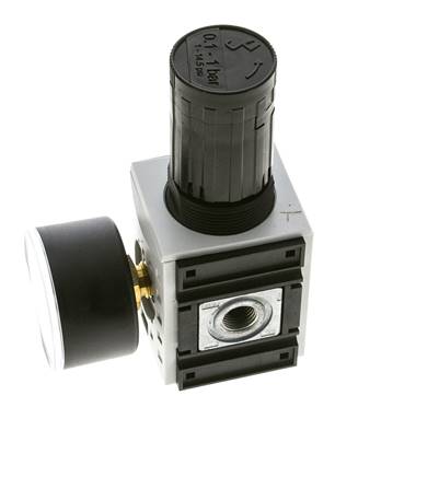 Regulador de Presión de Precisión para Ensamblaje de Colector G1/4'' 2000l/min 0.1-1.0bar/1-14psi PA Futura 1