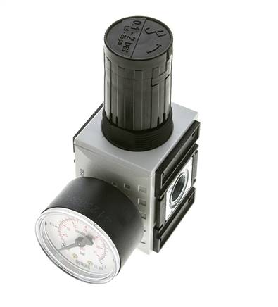 Regulador de Presión de Precisión para Ensamblaje de Colector G1/4''&3/8'' 2500l/min 0.1-2.0bar/1-29psi PA Futura 1