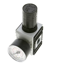 Regulador de Presión de Precisión para Ensamblaje de Colector G1/4''&3/8'' 2500l/min 0.1-2.0bar/1-29psi PA Futura 1