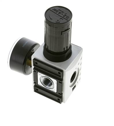 Regulador de presión de precisión para montaje de colector G1/4''&3/8'' 2500l/min 0.2-4.0bar/3-58psi PA Futura 1