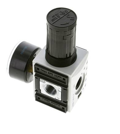 Regulador de presión de precisión para montaje de colector G1/4''&3/8'' 2500l/min 0.5-8.0bar/7-116psi PA Futura 1