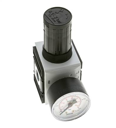 Regulador de Presión de Precisión para Ensamblaje de Colector G1/4''&3/8'' 2500l/min 0.1-2.0bar/1-29psi PA Futura 1