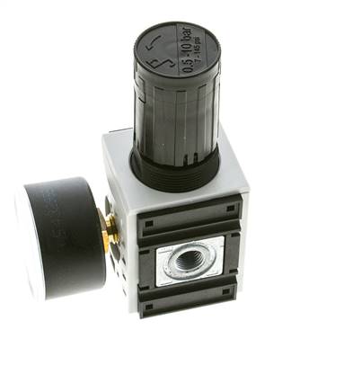 Regulador de Presión de Precisión para Ensamblaje de Colector G1/4''&3/8'' 2500l/min 0.1-1.0bar/1-14psi PA Futura 1