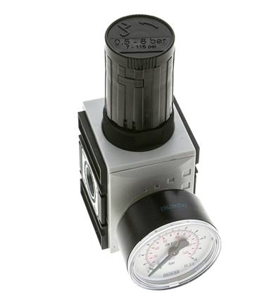 Regulador de presión de precisión para montaje de colector G1/4''&3/8'' 2500l/min 0.5-8.0bar/7-116psi PA Futura 1