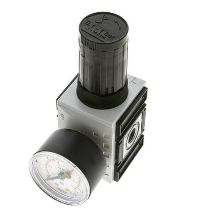 Regulador de Presión de Precisión para Ensamblaje de Colector G1/4'' 2000l/min 0.1-1.0bar/1-14psi PA Futura 1