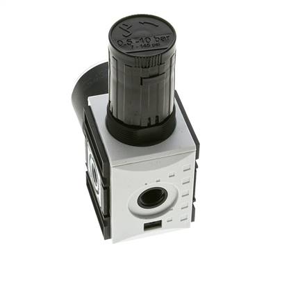 Regulador de presión de precisión para montaje de colector G1/4'' 2000l/min 0.5-10.0bar/7-145psi PA Futura 1