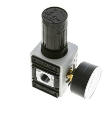 Regulador de presión de precisión para montaje de colector G1/4''&3/8'' 2500l/min 0.2-4.0bar/3-58psi PA Futura 1