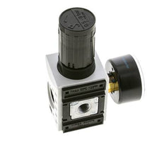 Regulador de presión de precisión para montaje de colector G1/4'' 2000l/min 0.5-8.0bar/7-116psi PA Futura 1