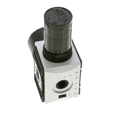 Regulador de Presión de Precisión para Ensamblaje de Colector G1/4''&3/8'' 2500l/min 0.1-2.0bar/1-29psi PA Futura 1