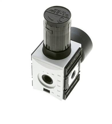 Regulador de presión de precisión para montaje de colector G1/4'' 2000l/min 0.1-2.0bar/1-29psi PA Futura 1