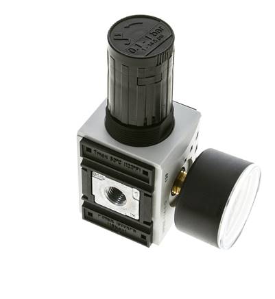 Regulador de Presión de Precisión para Ensamblaje de Colector G1/4'' 2000l/min 0.1-1.0bar/1-14psi PA Futura 1
