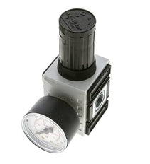 Regulador de Presión de Precisión para Ensamblaje de Colector G1/4''&3/8'' 2500l/min 0.5-10.0bar/7-145psi PA Futura 1