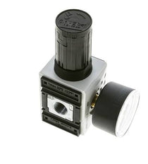 Regulador de Presión de Precisión para Ensamblaje de Colector G1/4''&3/8'' 2500l/min 0.1-2.0bar/1-29psi PA Futura 1