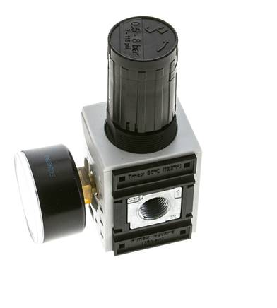 Regulador de presión de precisión para montaje de colector G1/4''&3/8'' 2500l/min 0.5-8.0bar/7-116psi PA Futura 1