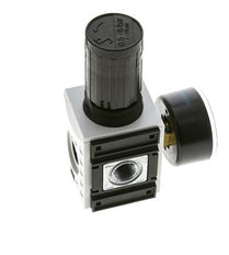 Regulador de presión de precisión para montaje de colector G1/4''&3/8'' 2500l/min 0.5-8.0bar/7-116psi PA Futura 1
